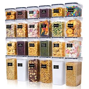 Vtopmart Juego de 24 Botes Cocina Almacenaje y Recipientes…