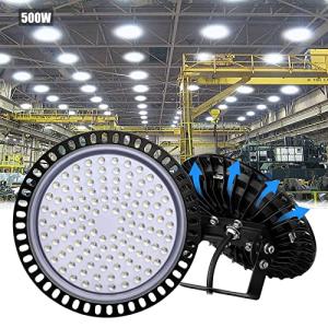 Sararoom 500W UFO Lámpara Industrial, 40000LM LED Lámpara d…