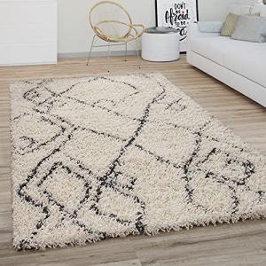 Paco Home Alfombra Salón Pelo Largo Shaggy Motivo Moderno B…