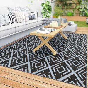 Outsunny Alfombra de Exterior 182x274 cm Alfombra Reversibl…