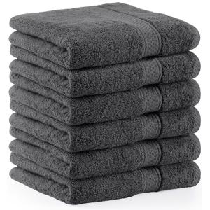 Utopia Towels - Juego de 6 Toallas de Mano (50 x 100 cm), T…