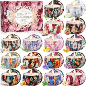 BBLTIFF Velas Perfumadas, 16 Piezas Velas Aromáticas, Velas…