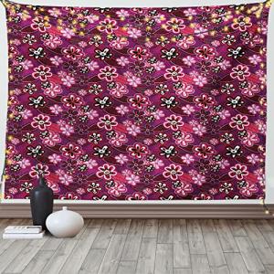 ABAKUHAUS Tresillo Tapiz de Pared y Cubrecama Suave, Floral…