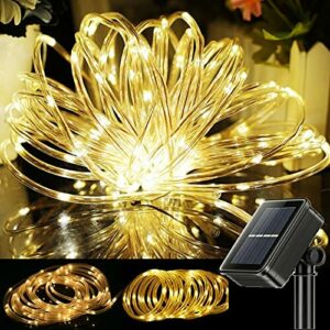 ZVO Cadena de Luces Tira LED Solar Exterior, 10m 100 LEDs S…