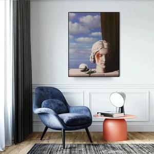 Cuadro en lienzo de René Magritte, surrealismo, obras de ar…