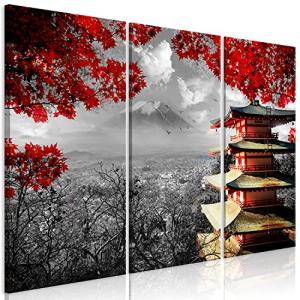 murando - Cuadro en Lienzo Japon 135x90 cm 3 piezas - Impre…