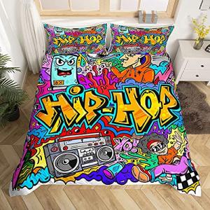 Hip Hop Radio Rock Youth Kids Graffiti Juego de Ropa de Cam…