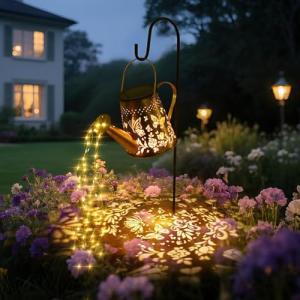 GuKKK Solar Luces para Jardín con Cadena de Luces Regadera…