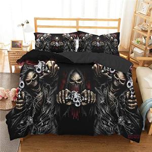 Chickwin Juego de Ropa de Cama de 4 Piezas, 3D Microfibra C…