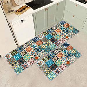 JEFFEL Juego de 2 tapetes de Cocina Antideslizantes y Lavab…