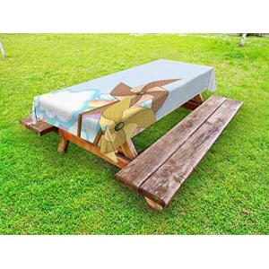 ABAKUHAUS Arco Iris de la Vendimia Funda Nórdica, Sky Blue…