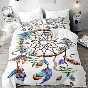 Chickwin Juego de Ropa de Cama de 3 Piezas, 3D Estampado Mi…