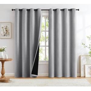 Treatmentex Cortinas Opacas 2 Piezas 135 x 245 cm, Lino Cor…
