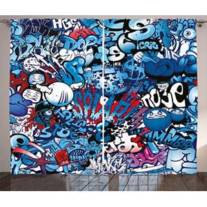 ABAKUHAUS Vistoso Cortinas, Arte de la Pintada de la Calle,…
