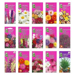 Flower Seed Collection Cottage Garden & Border Favorites, i…