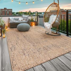 TT Home Alfombra Exterior Terraza Cocina Salon Etnica Abstr…