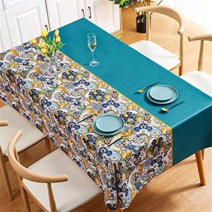 Chickwin PVC Mantel Antimanchas Rectangular Paisley Retro M…