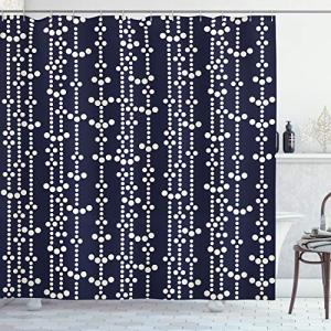 ABAKUHAUS Geométrico Cortina de Baño, Vintage Japanese, Mat…