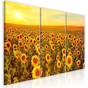 murando - Cuadro en Lienzo Girasol Flores Girasoles 120x60…