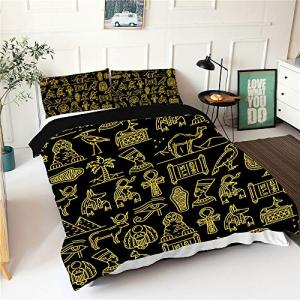 Chickwin Juego de Ropa de Cama de 4 Piezas, 3D Microfibra C…