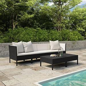 MOONAIRY Set de Muebles de jardín 6 pzas y Cojines, Set Ext…