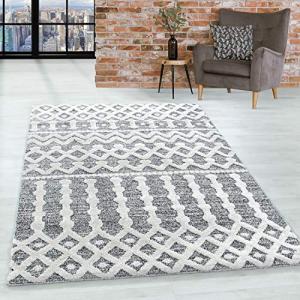 HomebyHome Alfombra Peludo de Pila Larga 3D Boho ETNO Diseñ…