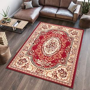 TAPISO Atlas Alfombra Suave de Pelo Corto Resistente Diseño…