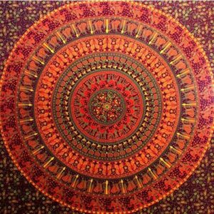 Craftozone Tapiz regalo tapices hippie elefante Mandala boh…