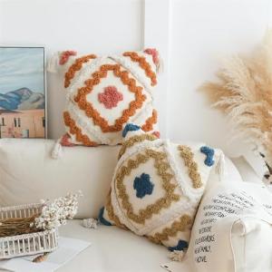 REINO MANSIDI Set 2 Cojines Decorativos de Felpa. Cojin par…