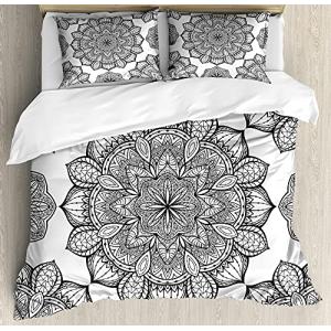 ABAKUHAUS Mandala Funda Nórdica, Motivos Florales, Decorati…