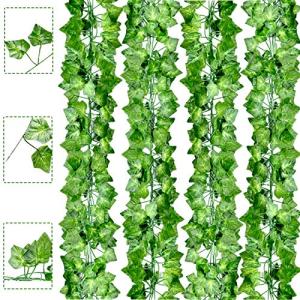 Boic Enredadera Artificial Exterior, 12 Piezas Plantas Hied…