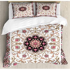 ABAKUHAUS Oriental Funda Nórdica, Detalles clásicos Floral,…