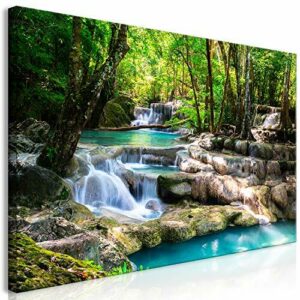 murando Cuadro Mega XXXL Cascada 200x100 cm Cuadro en Lienz…