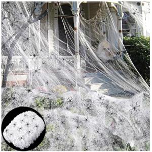 300g Telaraña Halloween, Telarañas Elásticas Red,con 60 Ara…