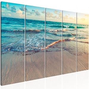 murando Cuadro en Lienzo Playa Mar 150x60 cm Impresión de 5…