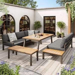 Moimhear Juego de salón de jardín para 6 – 7 personas, apto…