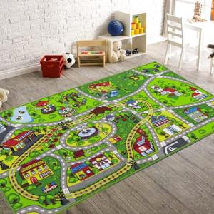 Booooom Jackson Alfombra Infantil Carretera Coche para Juga…