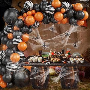 UNIVERTEN Juego de decoración de Halloween, globos y guirna…