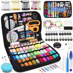 TOPSEAS Kit de costura,365 Piezas Kit Costura,Accesorios de…