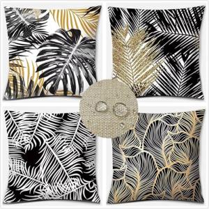 50x50cm Juego de 4 Fundas Cojines Plantas Tropicales Doble…