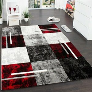 Paco Home Alfombra Moderna De Diseño Perfilado - A Cuadros…