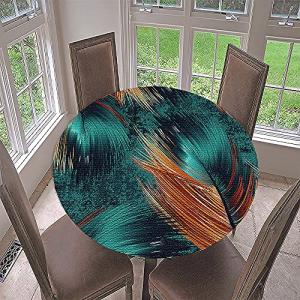 Chickwin Manteles de Mesa Redondo Lavable, Mantel Redondo R…