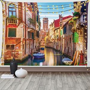 ABAKUHAUS Italia Tapiz de Pared y Cubrecama Suave, Paisaje…