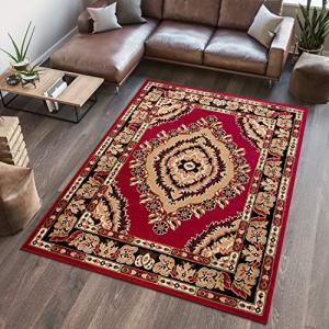 TAPISO Atlas Alfombra Suave de Pelo Corto Resistente Diseño…