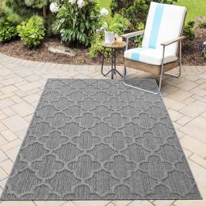 HomebyHome Alfombra Resistente a la İntemperie y Lavable pa…