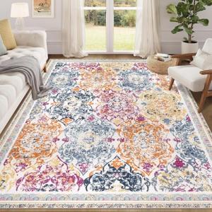 Enyhom Alfombra Bohemia Grande de 120 x 180 cm, diseño de M…