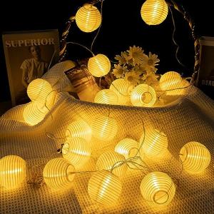 A.bigwhale Guirnaldas Luces Farolillos, Luces de cadena de…