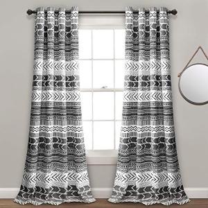 Lush Decor Room Darkening Window Curtain Pair, 84" x 52", B…