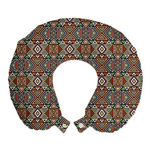 ABAKUHAUS Azteca Cojín de Viaje para Soporte de Cuello, Boh…
