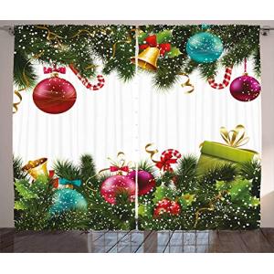 ABAKUHAUS Navidad Cortinas, Felicitación de año Nuevo, Sala…